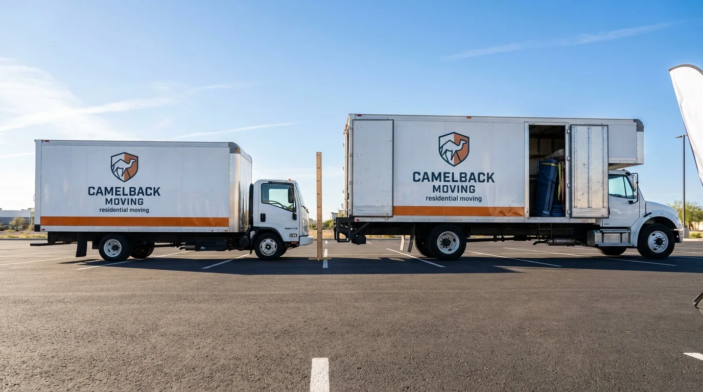 Moving truck size capacity guide in Hughesville